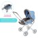 Stroller for puppets universal, metal frame