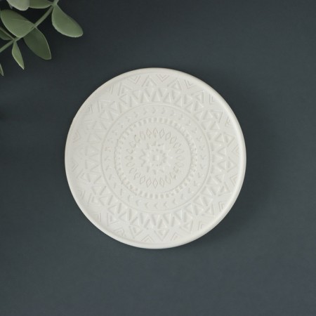 Steam for trifles "Lace" 10cm, white-1