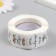 Stick Paper "Thank you. Flowers" d = 2.5 cm 500 pcs in a roll 3x6.5x6.5 cm