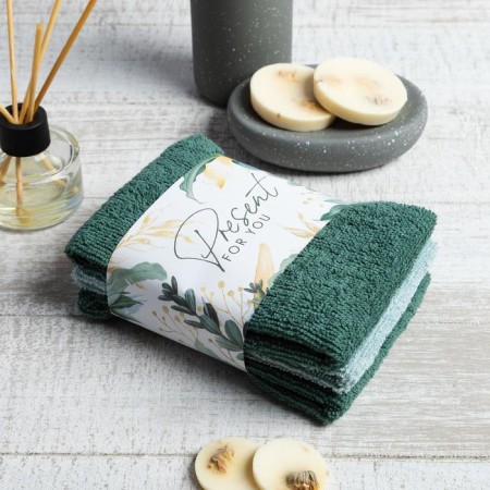 Set of terry towels Present for You 30x30 cm - 3 pcs, 100% cotton 340 g/m2
