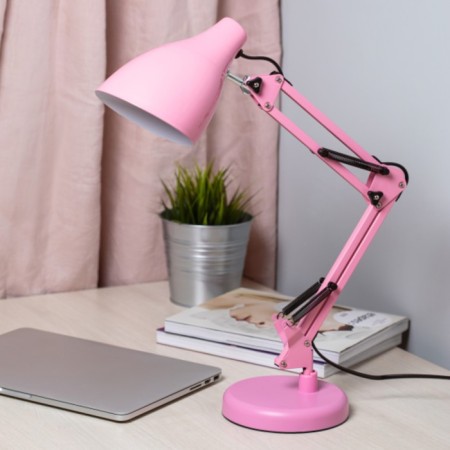 E27 desktop lamp, with the base pink-7
