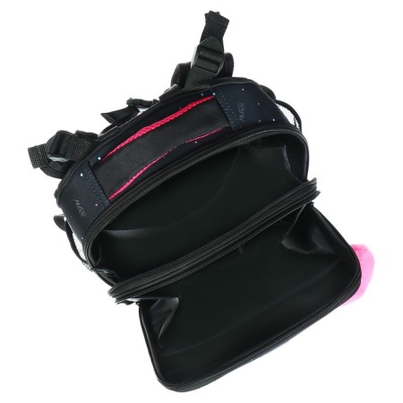 School backpack 38 x 30 x 16 cm, ergonomic back, stavia "cat", black-7