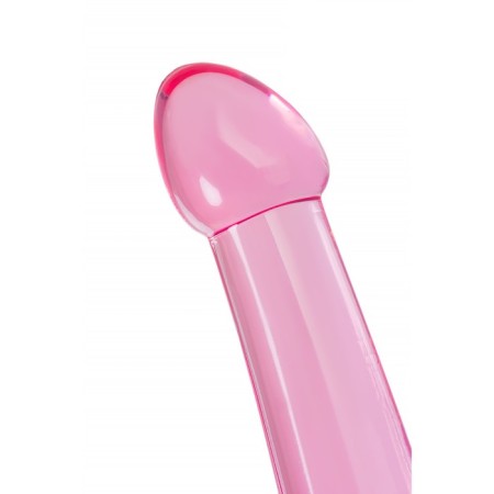 Unrealistic phallimitator Jelly Dildo Xl Toyfa Basic, TPE, Pink, 22 cm-7
