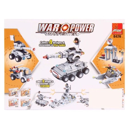 Designer "Armed Forces", 98 parts, 3 assembly options-1