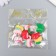 Decor for creativity Plastic "Fruit cocktail" set 10 pcs mix 2.1x1.9 cm