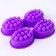 The shape for soap is silicone "massage" 4 pcs., Size 1 pc. - 7.1 × 3.5 × 5 cm