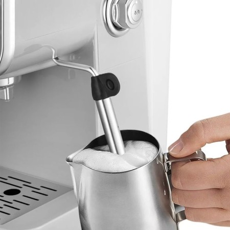 Coffee machine KitFort KT-7234, Rozhkova, 950 W, 1.5 l, cappuccino, silver-3