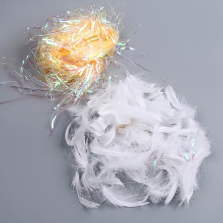 Set for creativity and decor "Features of white + filler", color orange color-1
