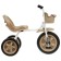 Trike 4 three -haired bicycle, beige color