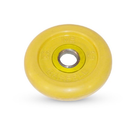 Rubbed disk d = 31 mm color 1.25 kg, yellow color