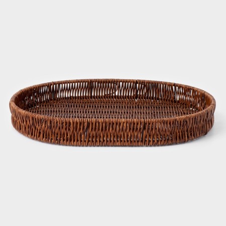 Basket for fruits and bread of the deed "Ohio, 40 × 30 × 4.5 cm, oval-4