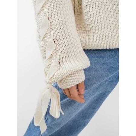 Свитер для девочки Amarobaby Knit Wear, рост 128 см, цвет белый-12