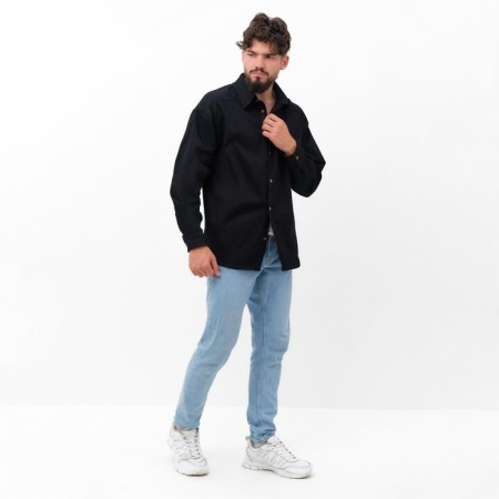 Men's shirt mist overSize size 56, black-2