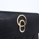 Bag-clate on magnet, long belt, black color