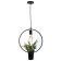 Lamp "Circle" black 1x40W E27 12x34x48 cm
