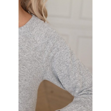 Female jumper, size 46, gray color-2