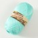 Yarn "Nosomic supplement" 100% polypropylene 200m/50g set 3pcs - turquoise