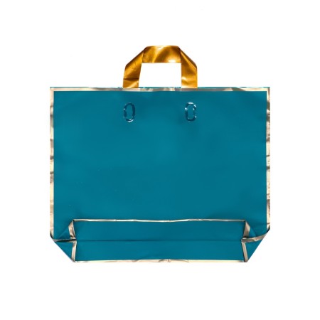 Package with a loop handle Blue 40 x 31 x 8 cm 80 μm-1