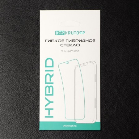 Krutoff protective glass, for Itel Vision 3 Plus, hybrid, flexible, full glue-2