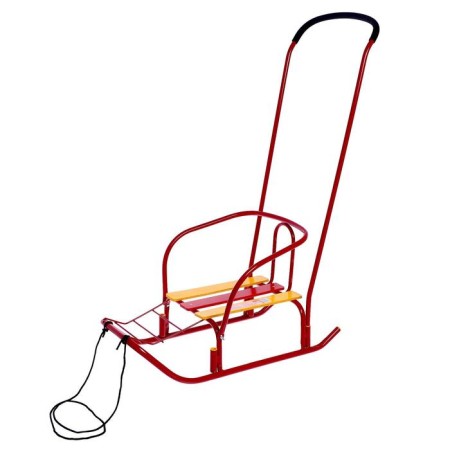 Sled "breeze 7", red color