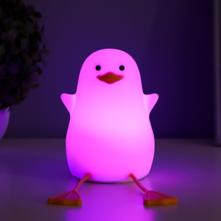 Night-mock "Duck" LED USB AKB white-yellow 9x9x20 cm-7