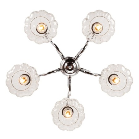 Suspension lamp 5x40W E14, size 60x60x72 cm-1