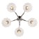 Suspension lamp 5x40W E14, size 60x60x72 cm