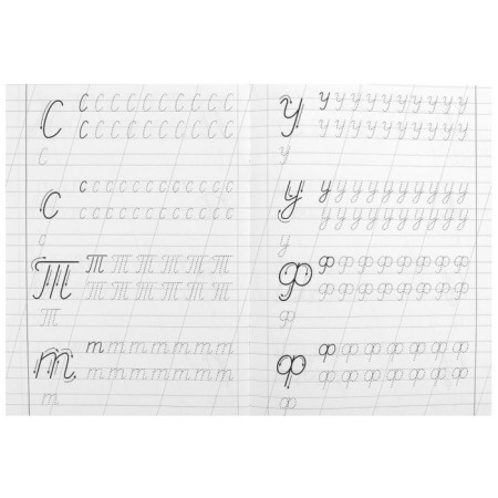 Upcript letters "Notebook for a kindergarten with prescriptions"-3