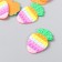 Decor for creativity rubber "carrots" set 16 pcs mix 3.5x2.2 cm