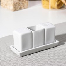 Set for spices porcelain 
