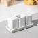 Set for spices porcelain "comfort", 4 pcs, white color