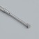 Paste, double -sided, metal, 12 cm, silver color
