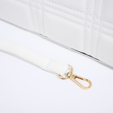 Bag Female Tout with zipper, white color-5