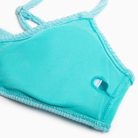 Swimsuit female separate minaku Biryuza color, size 46-7