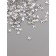Decor for creativity Metal "Stars" silver set 300 pcs 0.6x0.6 cm