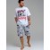Pajama for men PlayTode: T -shirt and shorts, size S