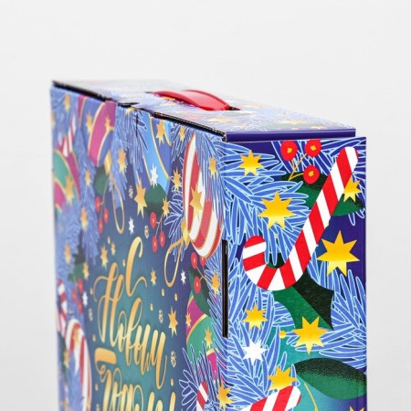 Gift Folding Box "Indigo" 26 x 24.5x6 cm-4