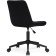 Computer chair Chester Metal/velor, white/black 49x60x84 cm
