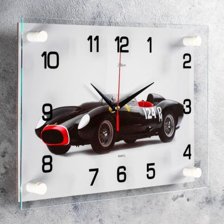 Carty clock, series: transport, "sports car", smooth move, 25 x 35 cm-1