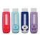 Rectangular white eraser in a plastic sliding holder, a spare eraser, in a blister, mix