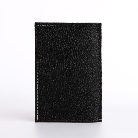Cover for passport, black color-1