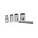 A set of end heads+adapter KWB, 50 mm, adapter 1/4 "Hex-1/4" DR, head D = 7.8,10,13