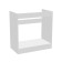 Table for a patch washing, 800 × 462 × 820 mm, white / wenge color