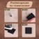 Clothing patch "Square", 2.6 × 2.6 cm, heat -mileyle, black color