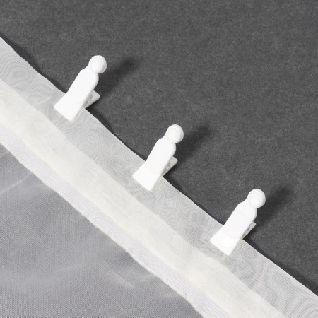 Close for curtains, 35 × 20 × 10 mm, 10 pcs, white color-1