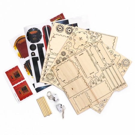 Wooden designer "New Year's Express GP"-3