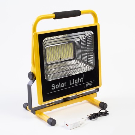 Battery-sector lamp, 100 W, 15000 mAh, IP67, 10 operating hours, 26 x 31 cm-2