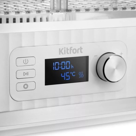 Drywall for vegetables and fruits KitFort KT-1959, 450 W, 5 tiers, timer, white-2