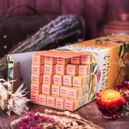 Incense "hem" 8 sticks vanilla orange-1