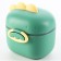 Container for storage of baby food, 400 ml., Green color